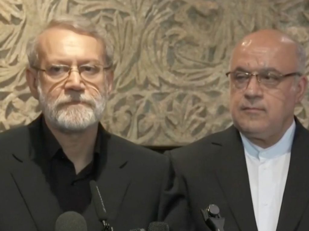 Ali Larijani, chefe do Conselho Supremo de Segurança do Irã